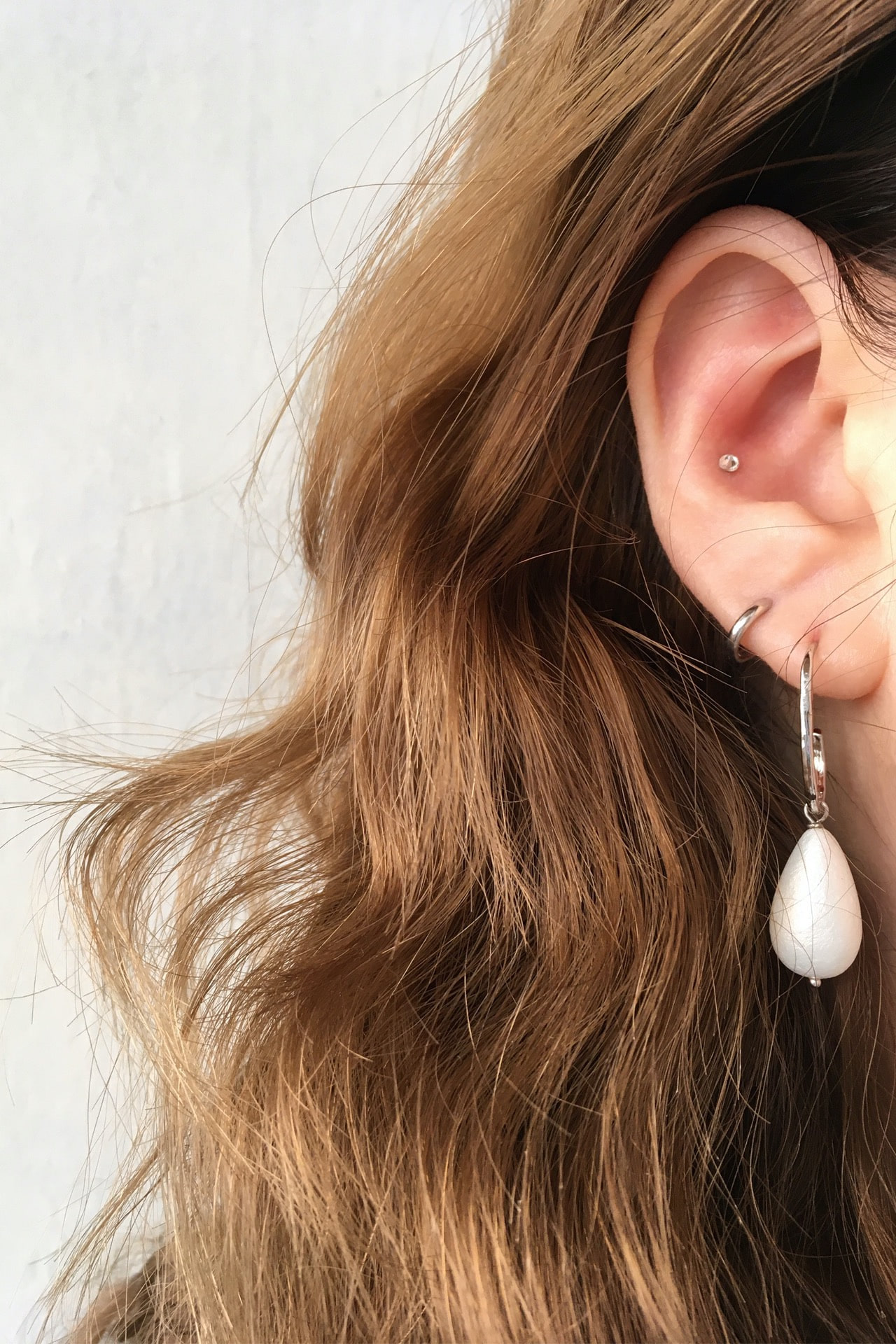 Crack Pearl Earring | wt
