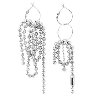 REMOVABLE BALL CHAIN EARRING