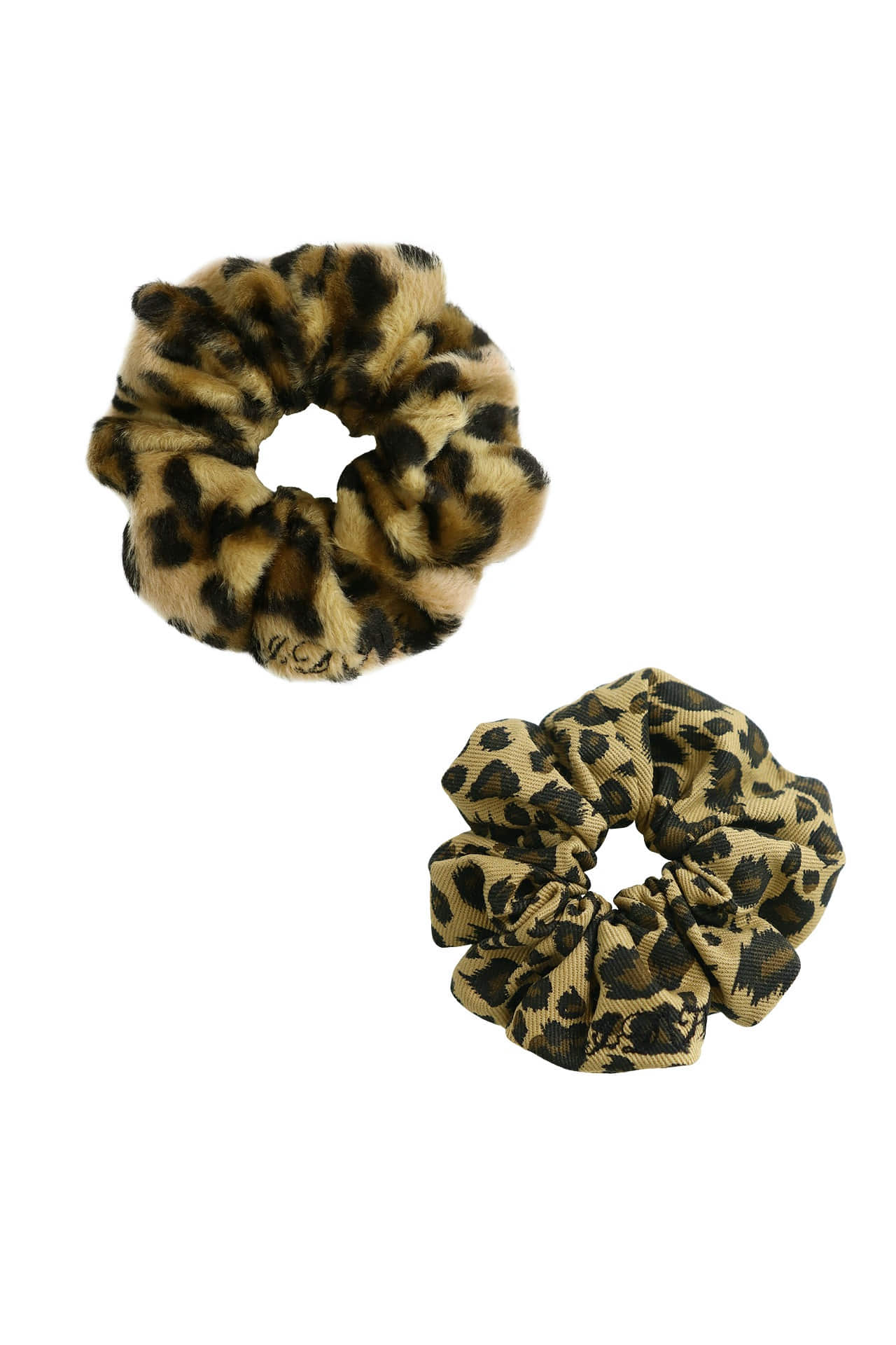 leopard Set Hair Scrunchie *upcycle